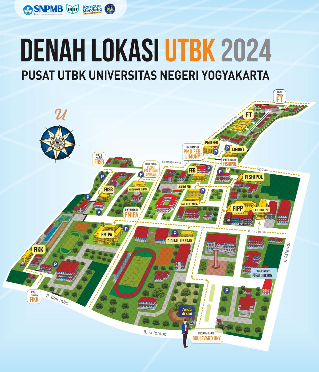 denah UTBK UNy 2024